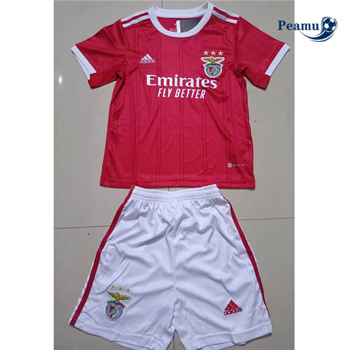 Peamu - Maillot foot p003 S.L Benfica Enfant Domicile 2022-2023