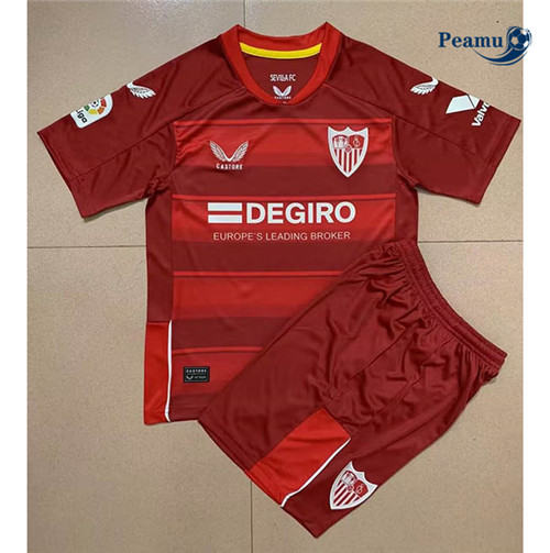 Peamu - Maillot foot p088 Serbie Enfant Exterieur 2022-2023