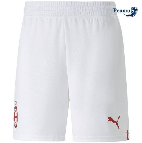 Peamu - Maillot p486 Short Foot AC Milan Exterieur Blanc 2022-2023