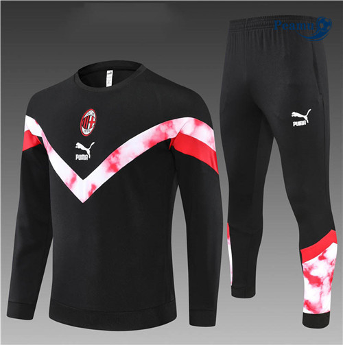 Peamu - Survetement Foot p359 AC Milan Enfant Noir 2022-2023