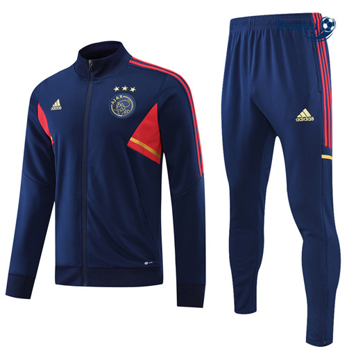 Peamu - Veste Survetement Foot p005 Ajax Bleu Marine 2022-2023
