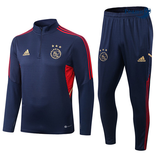 Peamu - Survetement Foot p008 Ajax Bleu Marine 2022-2023