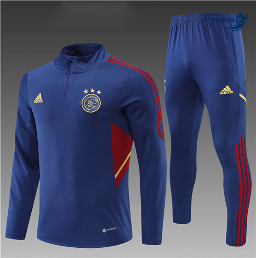 Peamu - Survetement Foot p290 Ajax Enfant Bleu Marine 2022-2023