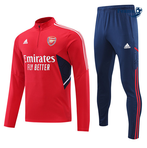 Peamu - Survetement Foot p187 Arsenal Rouge/Bleu 2022-2023