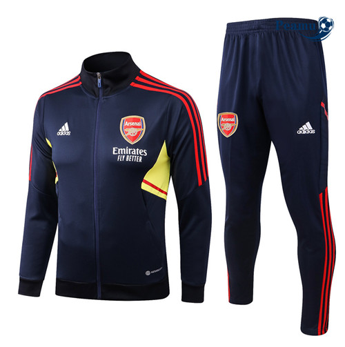 Peamu - Veste Survetement Foot p188 Arsenal Bleu Marine 2022-2023