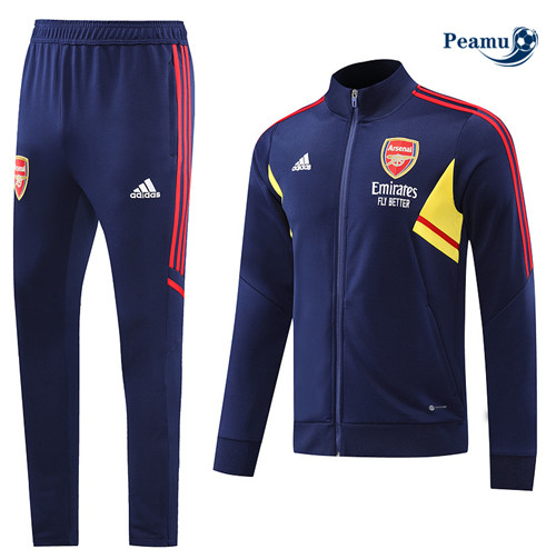 Peamu - Veste Survetement Foot p189 Arsenal Bleu Marine 2022-2023