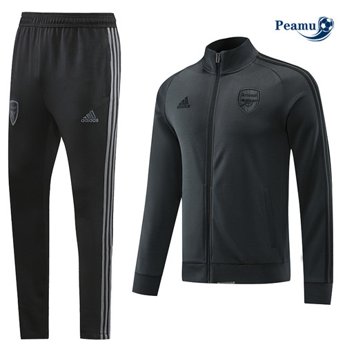 Peamu - Veste Survetement Foot p190 Arsenal Noir 2022-2023