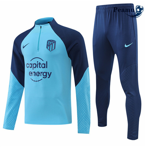 Peamu - Survetement Foot p067 Atletico Madrid Bleu 2022-2023