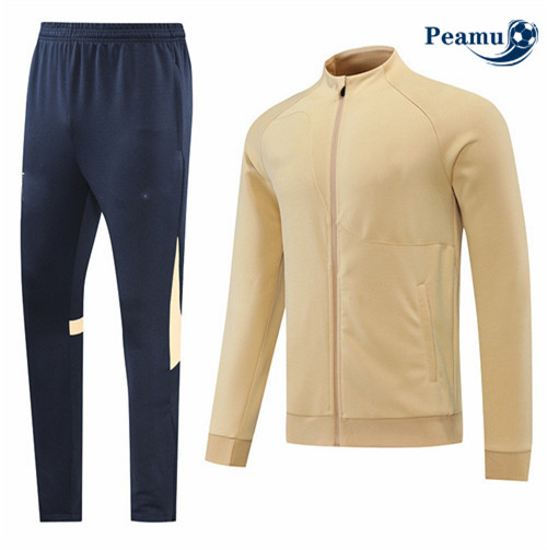 Peamu - Veste Survetement Foot p080 Barcelone Kaki 2022-2023