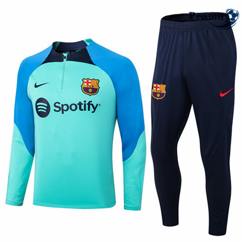Peamu - Survetement Foot p083 Player Barcelone Bleu/Bleu Marine 2022-2023