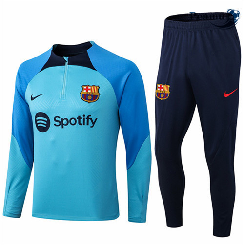 Peamu - Survetement Foot p084 Player Barcelone Bleu 2022-2023
