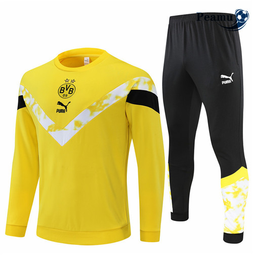 Peamu - Survetement Foot p062 Borussia Dortmund Jaune/Noir 2022-2023