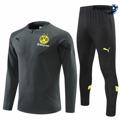 Peamu - Survetement Foot p063 Borussia Dortmund Gris 2022-2023