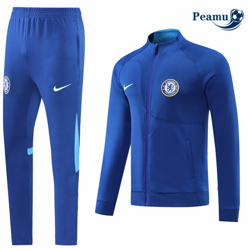 Peamu - Veste Survetement Foot p192 Chelsea Bleu 2022-2023