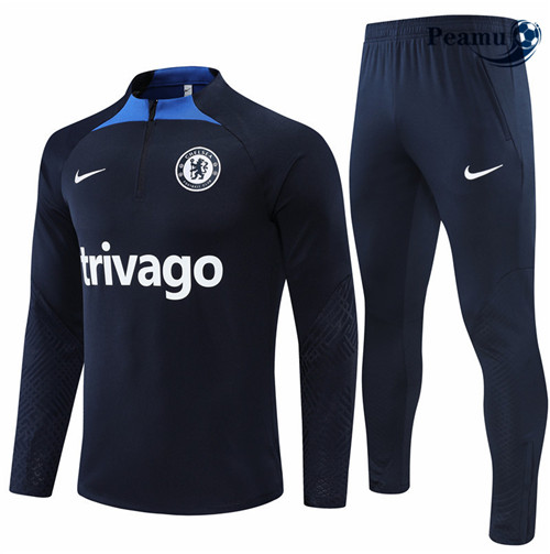 Peamu - Survetement Foot p194 Chelsea Bleu Marine 2022-2023