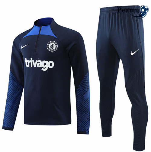 Peamu - Survetement Foot p196 Chelsea Bleu Marine 2022-2023