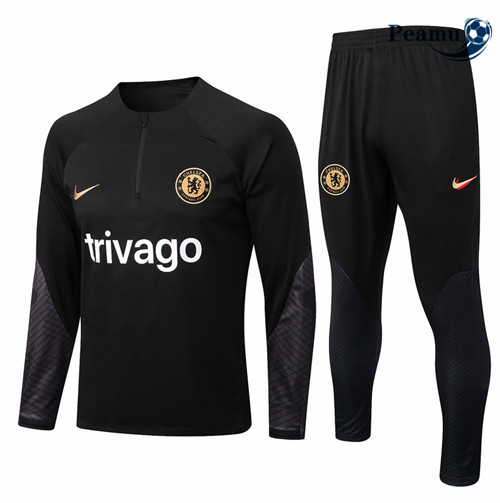 Peamu - Survetement Foot p197 Chelsea Noir 2022-2023