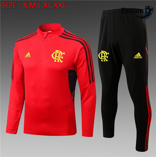 Peamu - Survetement Foot p015 Flamengo Jaune 2022-2023
