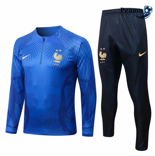 Peamu - Survetement Foot p160 France Bleu 2022-2023