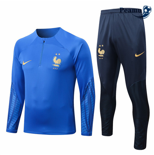 Peamu - Survetement Foot p166 France Bleu 2022-2023