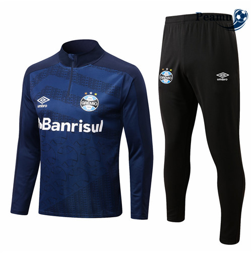 Peamu - Survetement Foot p018 Gremio Bleu Marine/Noir 2022-2023