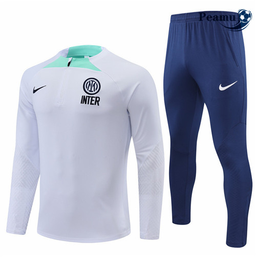 Peamu - Survetement Foot p268 Inter Milan Blanc/Bleu 2022-2023