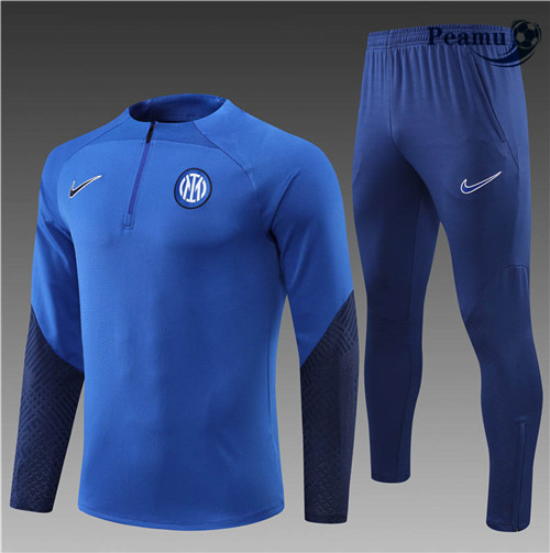 Peamu - Survetement Foot p363 Inter Milan Enfant Bleu Marine 2022-2023