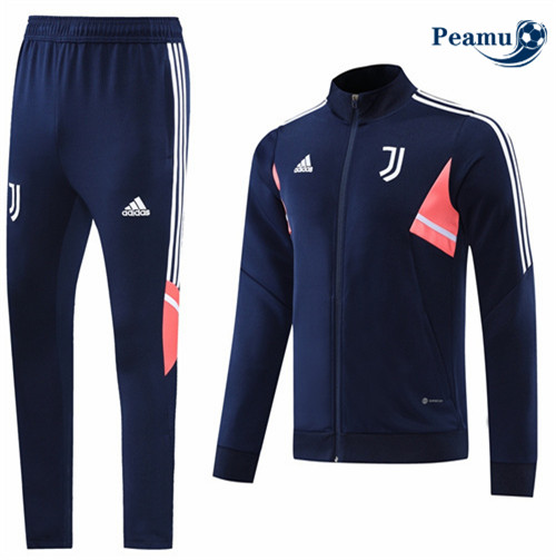 Peamu - Veste Survetement Foot p282 Juventus Bleu Marine 2022-2023