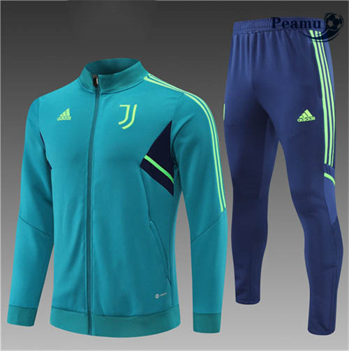 Peamu - Veste Survetement Foot p366 Juventus Enfant Bleu 2022-2023