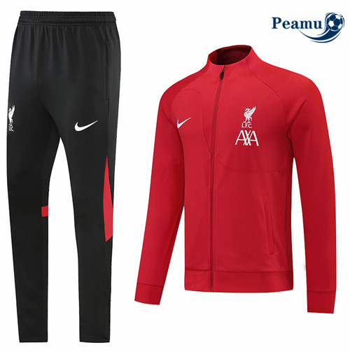 Peamu - Survetement Foot p207 Liverpool Rouge/Noir 2022-2023