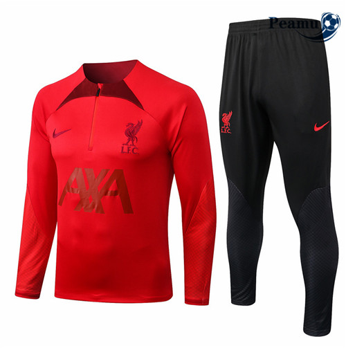 Peamu - Survetement Foot p215 Liverpool Rouge/Noir 2022-2023