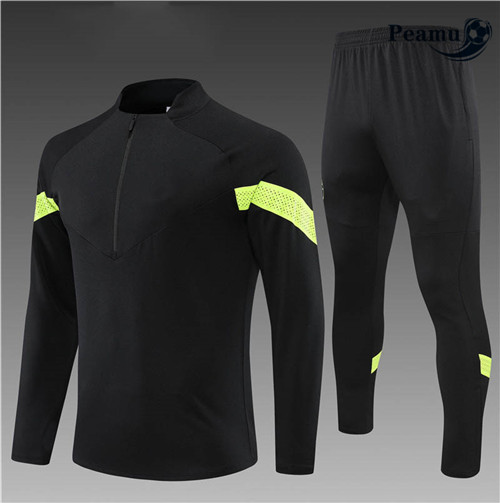 Peamu - Survetement Foot p346 Manchester City Enfant Noir 2022-2023