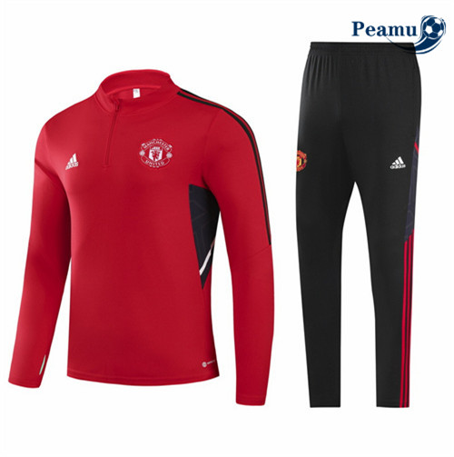 Peamu - Survetement Foot p233 Manchester United Bleu Marine 2022-2023