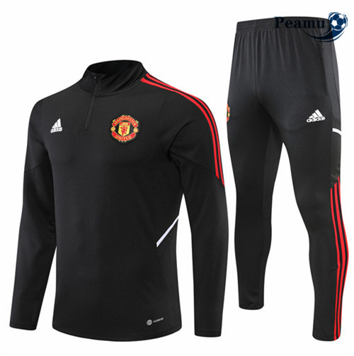 Peamu - Veste Survetement Foot p235 Manchester United Bleu 2022-2023
