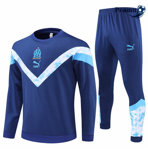 Peamu - Survetement Foot p110 Marseille Bleu 2022-2023