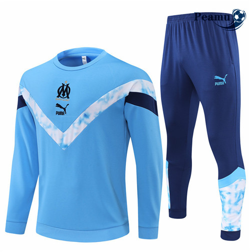 Peamu - Survetement Foot p111 Marseille Bleu 2022-2023