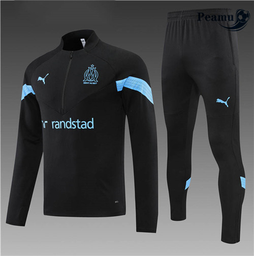Peamu - Survetement Foot p312 Marseille Enfant Blanc 2022-2023