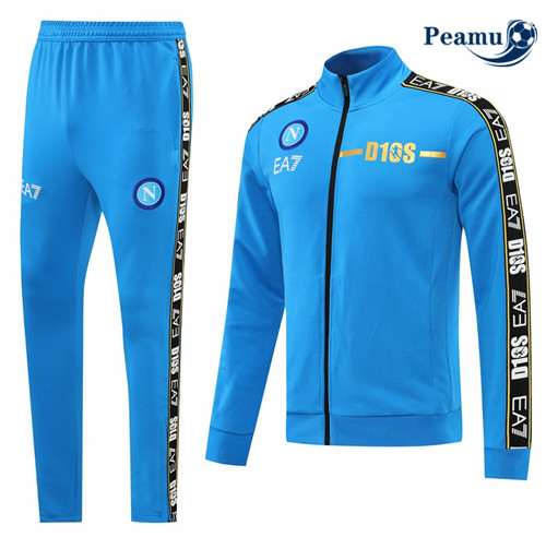 Peamu - Veste Survetement Foot p288 Naples Bleu 2022-2023