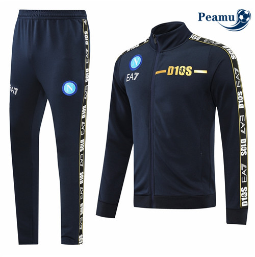 Peamu - Veste Survetement Foot p289 Naples Noir 2022-2023