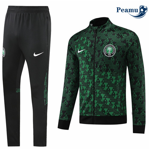 Peamu - Veste Survetement Foot p178 Nigeria Vert 2022-2023