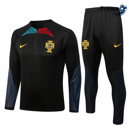 Peamu - Survetement Foot p182 Portugal Noir 2022-2023
