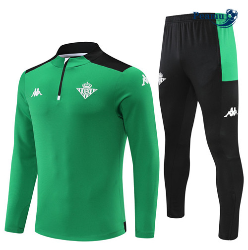 Peamu - Survetement Foot p085 Real Betis Vert/Noir 2022-2023