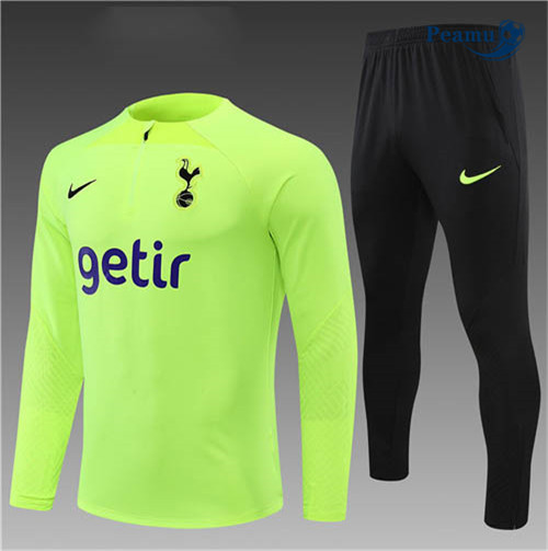 Peamu - Survetement Foot p355 Tottenham Hotspur Enfant Vert/Noir 2022-2023