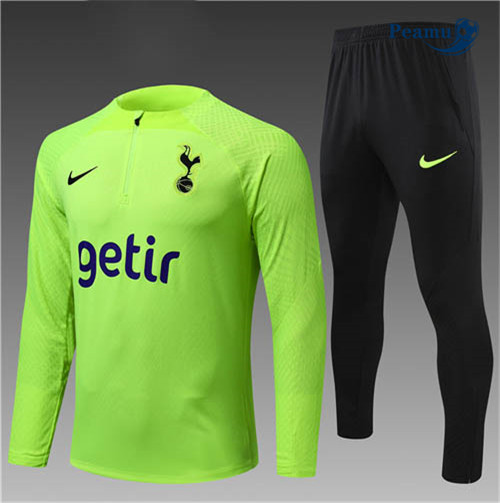 Peamu - Survetement Foot p357 Player Tottenham Hotspur Enfant Vert/Noir 2022-2023