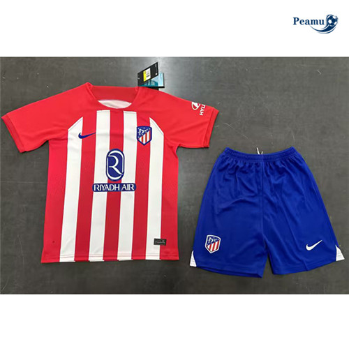 Peamu: Maillot foot Atletico Madrid Enfant Domicile 2023/24