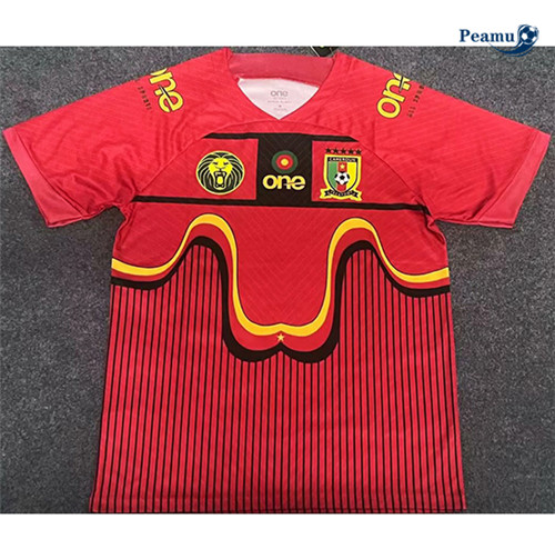 Peamu: Maillot foot Cameroun Rouge Nouvelles 2023/24