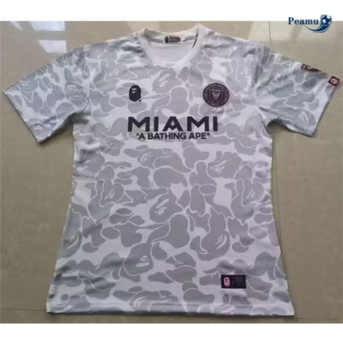 Peamu: Maillot foot Inter Miami Training Blanc/Gris 2023/24