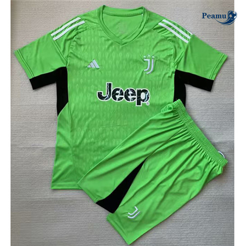 Peamu: Maillot foot Juventus Enfant Gardien de but Vert 2023/24