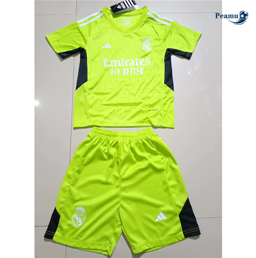 Peamu: Maillot foot Real Madrid Enfant Gardien de but Vert 2023/24