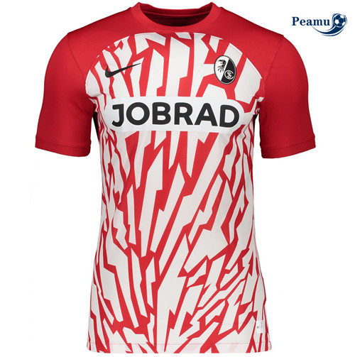 Peamu: Maillot foot SC Fribourg Domicile Rouge/Blanc 2023/24